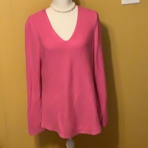 Talbots rayon/nylon/cotton blend tunic